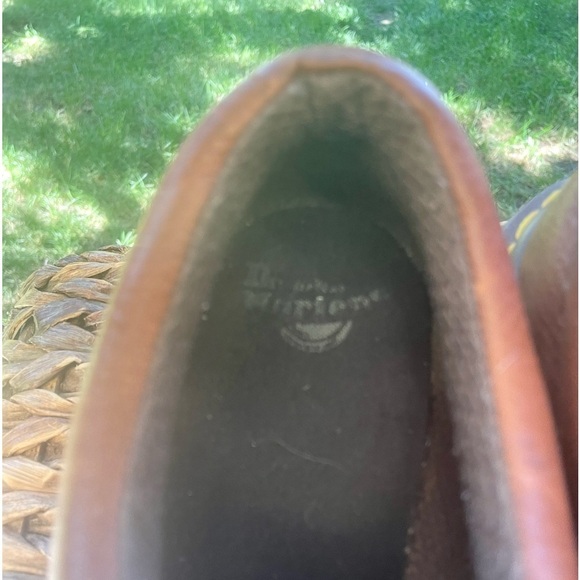 Dr. Martens 3A78 Brown Grizzly Leather Monk Strap Y2K Chunky Y2K Platform Oxford - Picture 7 of 10